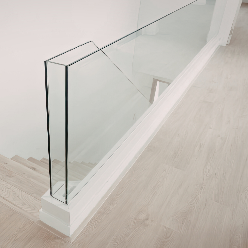 glass handrails installation