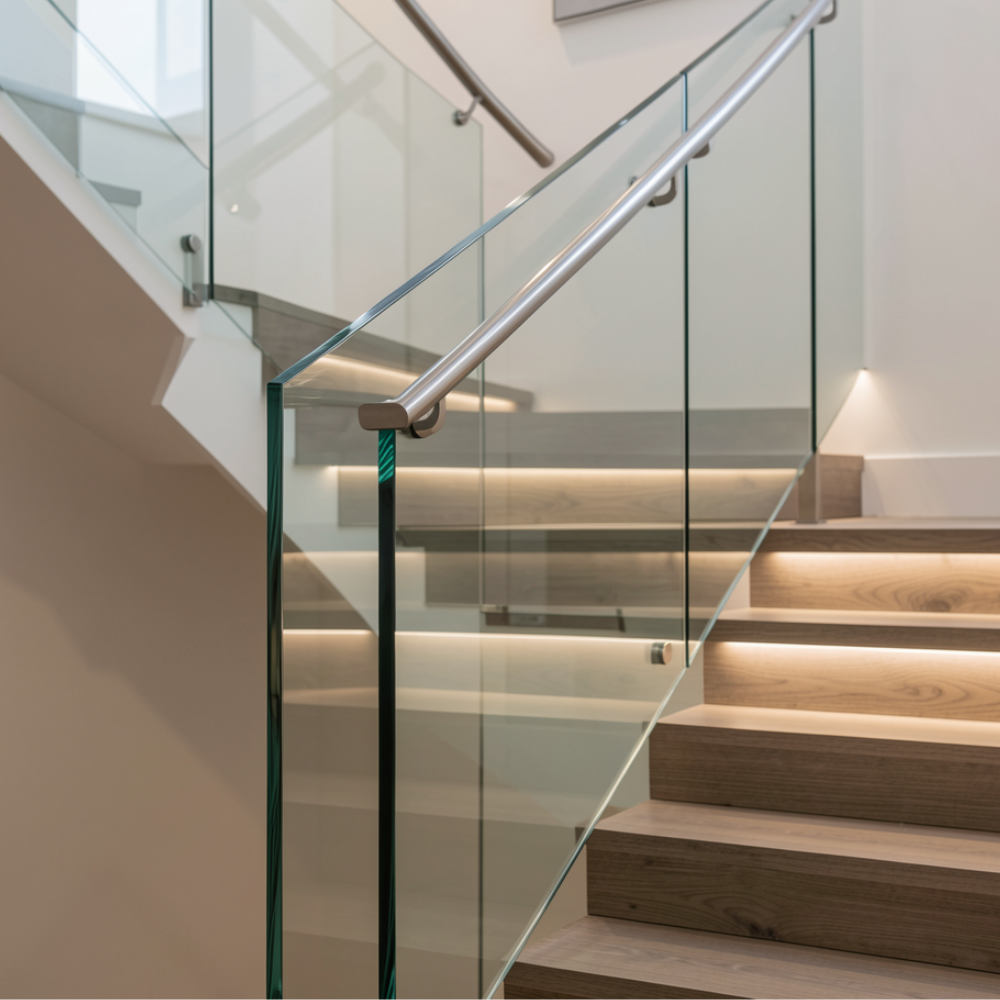 glass handrails near me